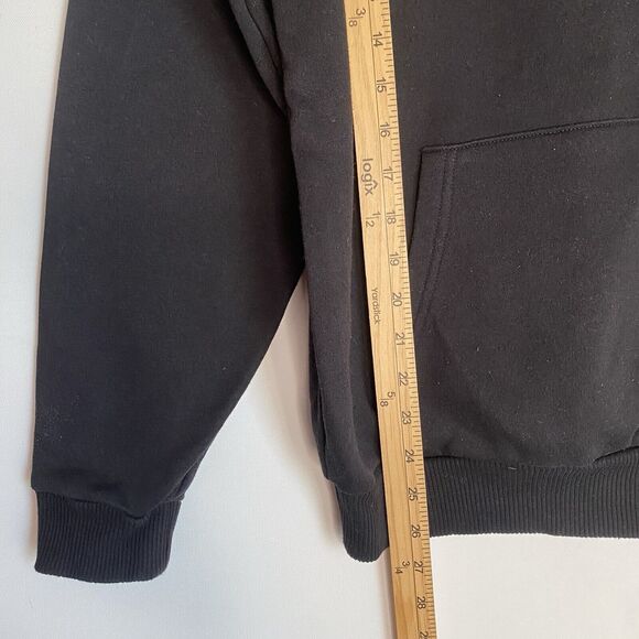 Peanut Hoodie Women’s S Black Graphic Print All Over Pullover Kidcore Casual - Picture 5 of 7